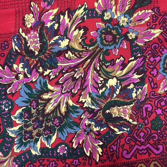 Mark cross silk/ wool oversized scarf - Picture 3 of 4